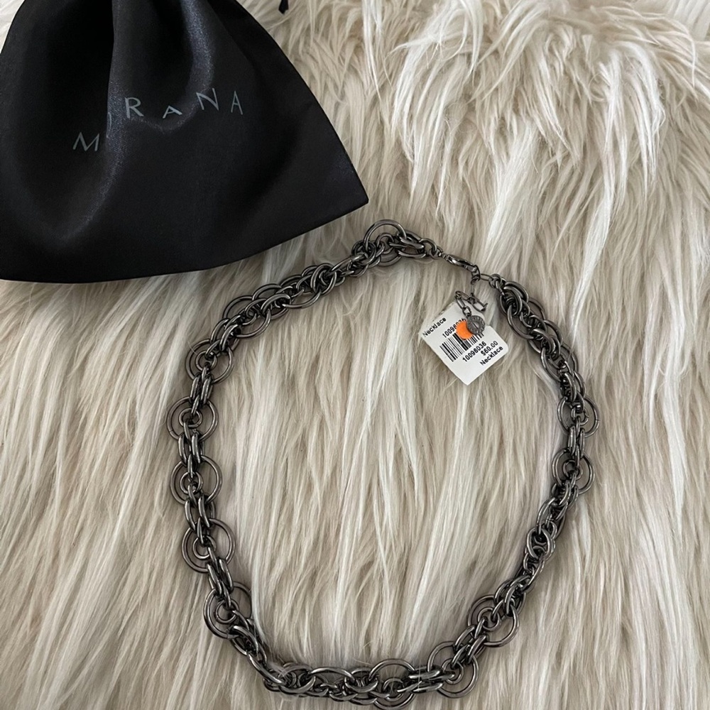 Rhodium Plated Necklace